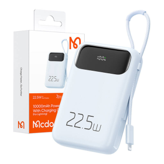 Power Bank Mcdodo MC-3254 10000mAh, 22.5W, do Light (niebieski) - 2