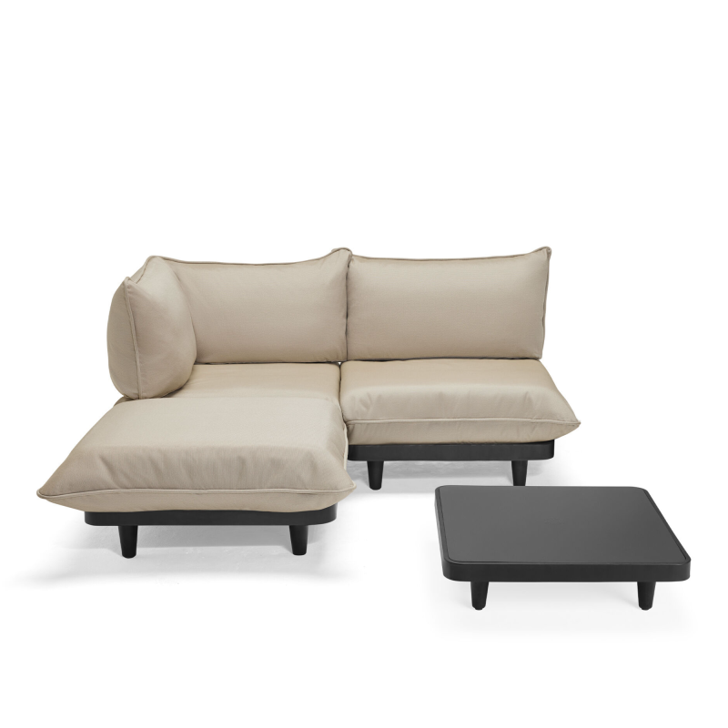 Zestaw mebli ogrodowych Fatboy Paletti Set Medium Royal Brulee ze stolikiem