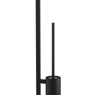 Zack Scala Toilet Paper and Brush Holder, Black - 2