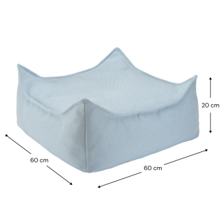 Outdoorowy zestaw puf dziecięcych Wigiwama Azure - 3