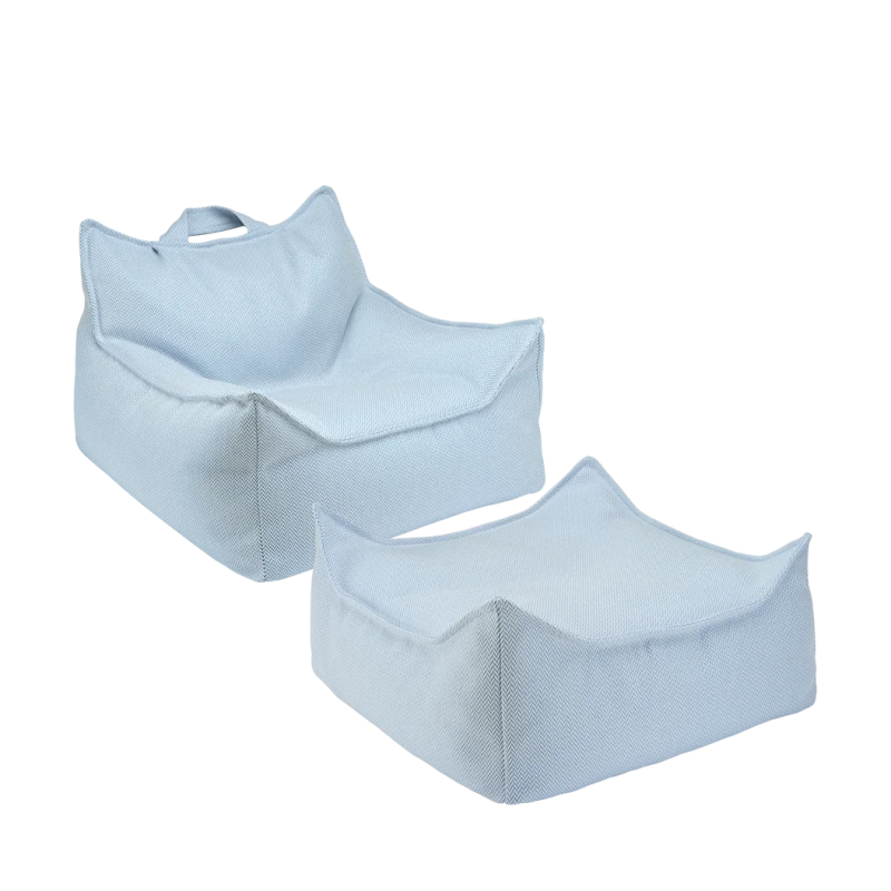 Outdoorowy zestaw puf dziecięcych Wigiwama Azure