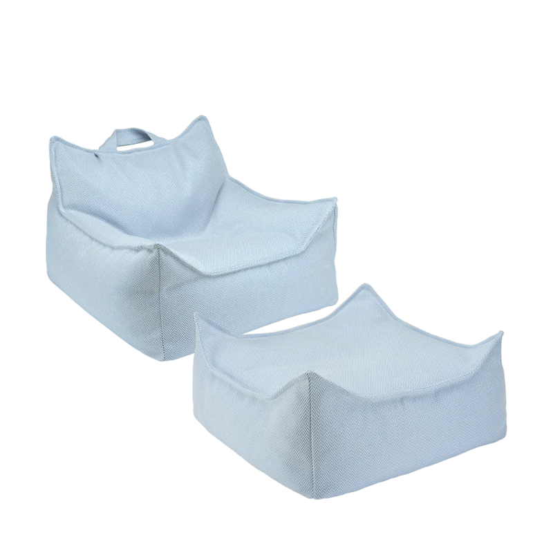 Outdoorowy zestaw puf dziecięcych Wigiwama Azure