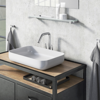 Wieszak na zapasowy papier toaletowy Zack Carvo mat - 6