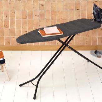 Deska do prasowania Brabantia B 124x38 cm z podstawą na żelazko parowe Denim Black - 7
