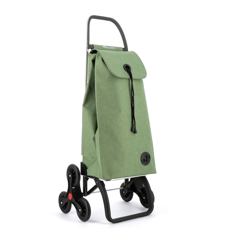 Wózek zakupowy Rolser I-Max Tweed 6 Verde