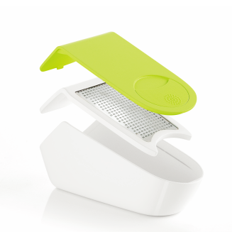  Guzzini Grate&Store parmesan grater with container, gray - 2