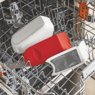 Tarka do parmezanu z pojemnikiem Guzzini Grate&Store szara - 5