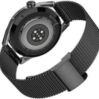 Smartwatch  Rubicon RNCE88-2 Czarny- Czarny Pasek Silikonowy + Czarna Bransoleta - 4