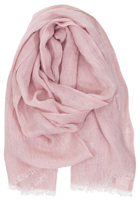Szal lniany Lapuan Kankurit HALAUS light rose 70x200 cm