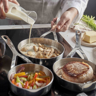 Patelnia stalowa Demeyere Mini 3 16 cm - 3