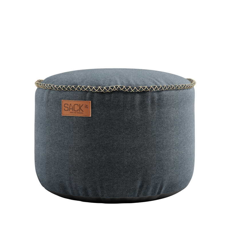 Pufa SACKit Canvas Pouf petrol