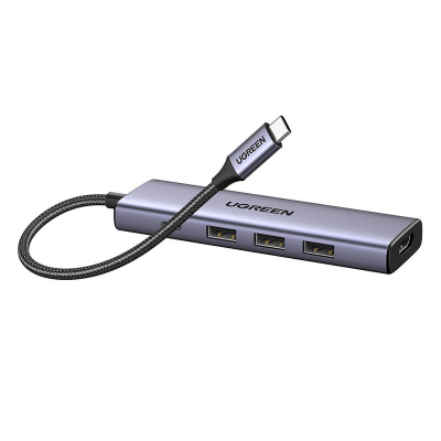 Hub UGREEN Revodok CM511 6w1 USB-C HDMI PD 100W (szary)