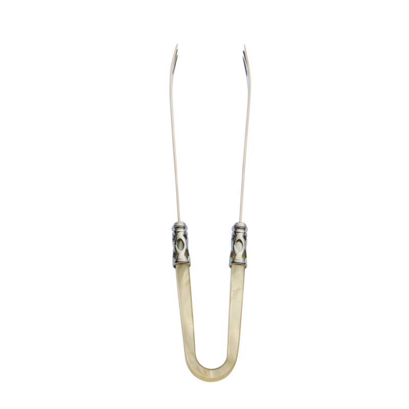 Szczypce do mięs Casa Bugatti Aladdin Ivory/Steel