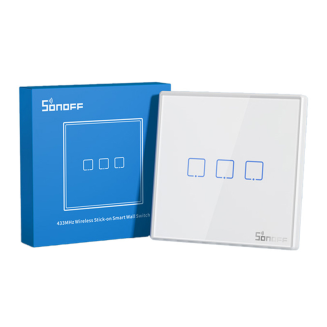 Włącznik światła SONOFF T2EU3C-RF RF 433MHz 3-kanałowy - 3