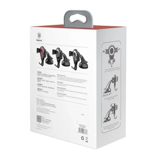 Uchwyt samochodowy BASEUS Osculum grawitacyjny (czerwony) - 7