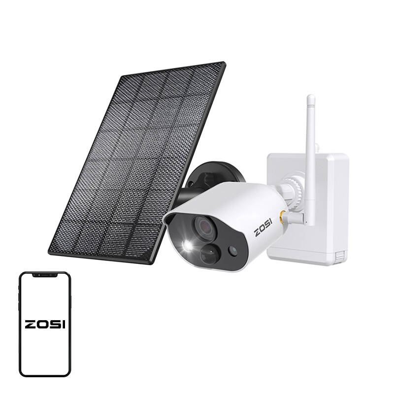 Kamera zewnętrzna IP z panelem solarnym ZOSI C306Pro WiFi 3MP IP66