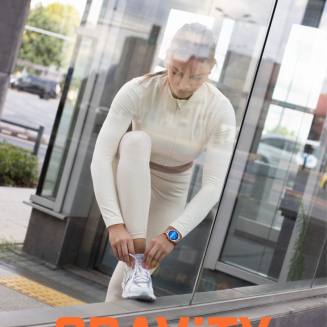 Smartwatch Gravity Różowe Złoto Pasek i Bransoleta GT5-6 - 14