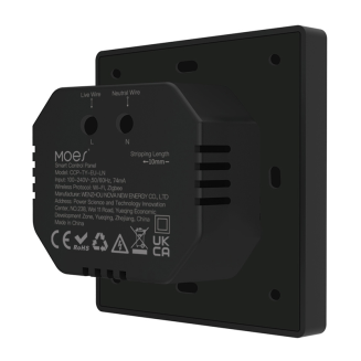 Panel sterowania MOES CCP-TY-LN Wi-Fi/ZigBee LCD 4