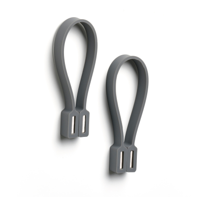  Magnetic wall hooks Zone Denmark Loop Grey 2 pcs.