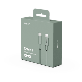 Kabel Avolt 1 USB C do ładowania Lightning (MFi) 2 m zielony - 2