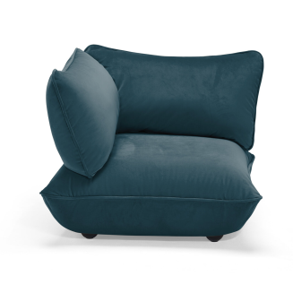 Fotel narożny Fatboy Sumo Corner Seat Velvet Petrol - 2