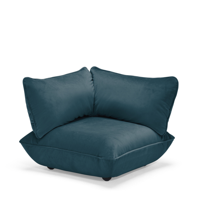 Fotel narożny Fatboy Sumo Corner Seat Velvet Petrol