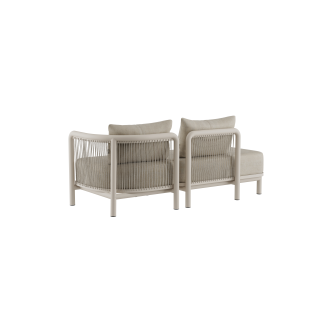 Sofa ogrodowa SACKit Kirra Lounge Sofa 2 Seater Open End Sand - 3