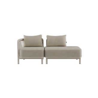 Sofa ogrodowa SACKit Kirra Lounge Sofa 2 Seater Open End Sand - 5