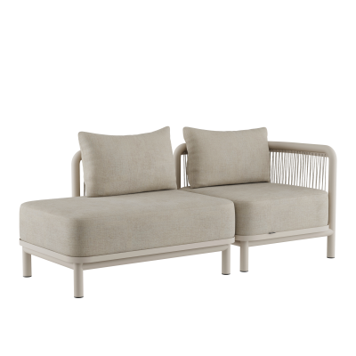 Sofa ogrodowa SACKit Kirra Lounge Sofa 2 Seater Open End Sand