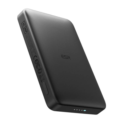 Powerbank ESR Qi2 MagSlim 10000mAh magnetyczny (czarny)