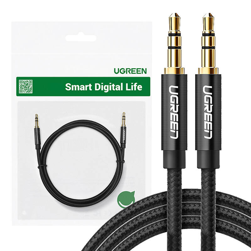  UGREEN AV112 jack cable 3.5mm-3.5mm 2m (black)