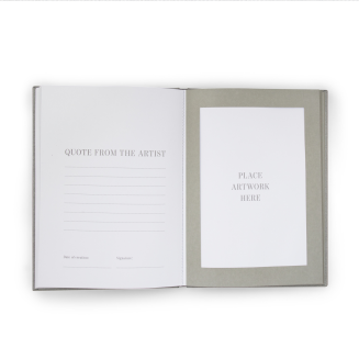 Album na prace plastyczne Great Art - szary | PRINTWORKS - 3