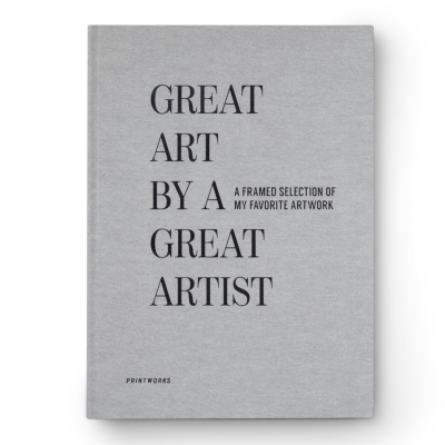 Album na prace plastyczne "Great Art" - szary | PRINTWORKS