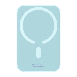 Powerbank magnetyczny Baseus Magnetic Mini 6000mAh, USB-C 20W MagSafe (niebieski) - 4