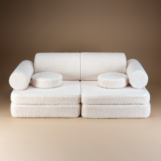  Wigiwama Settee Cream White Children's Sofa - 6