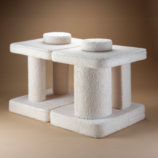 Sofa dziecięca Wigiwama Settee Cream White - 11