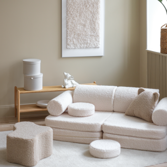  Wigiwama Settee Cream White Children's Sofa - 8