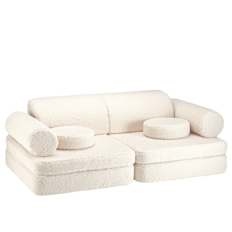 Sofa dziecięca Wigiwama Settee Cream White | BESTSELLER