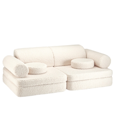 Sofa dziecięca Wigiwama Settee Cream White | BESTSELLER