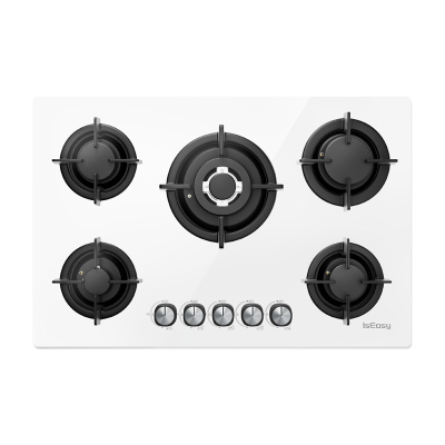  ISEASY MGBG-775 5-burner gas hob (white)