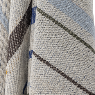 Pled Bloomingville Toscana Blue 130x160 cm - 3