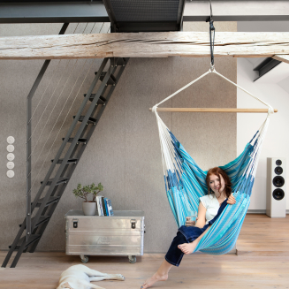  La Siesta Habana azure kingsize hammock chair - 4