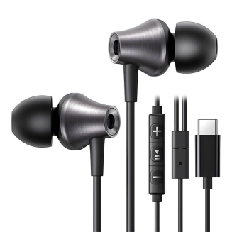 Przewodowe słuchawki dokanałowe Ugreen EP105, USB-C, 1.2m (czarne) - 2