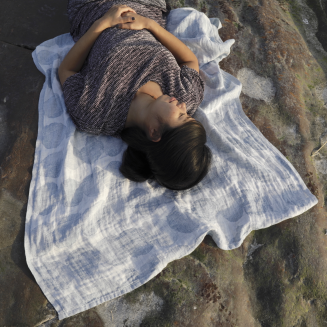  Lapuan Kankurit SADE towel white-gray 95x180 cm - 2