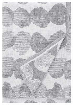 Ręcznik Lapuan Kankurit SADE white-grey 95x180 cm
