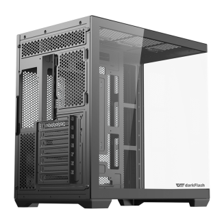  DarkFlash C280 Computer Case (Black) + 7 Fans - 9