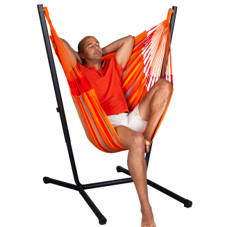 Fotel hamakowy ze stojakiem La Siesta Fiji Outdoor Toucan Comfort - 3