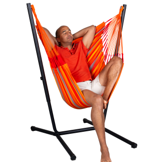 Fotel hamakowy ze stojakiem La Siesta Fiji Outdoor Toucan Comfort - 3