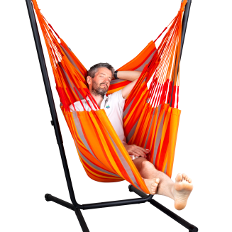 Fotel hamakowy ze stojakiem La Siesta Fiji Outdoor Toucan Comfort - 2