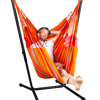 Fotel hamakowy ze stojakiem La Siesta Fiji Outdoor Toucan Comfort - 2